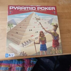 Pyramid Poker (Board Game, 2016) R&R Games Aaron Weissblum Norman Woods Complete